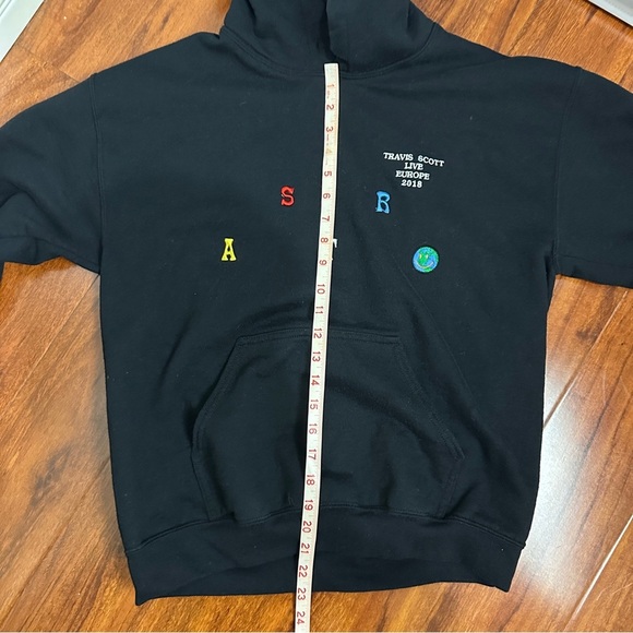 Travis Scott Astroworld Europe Tour 2018 Hoodie Black Size Medium - Picture 6 of 7